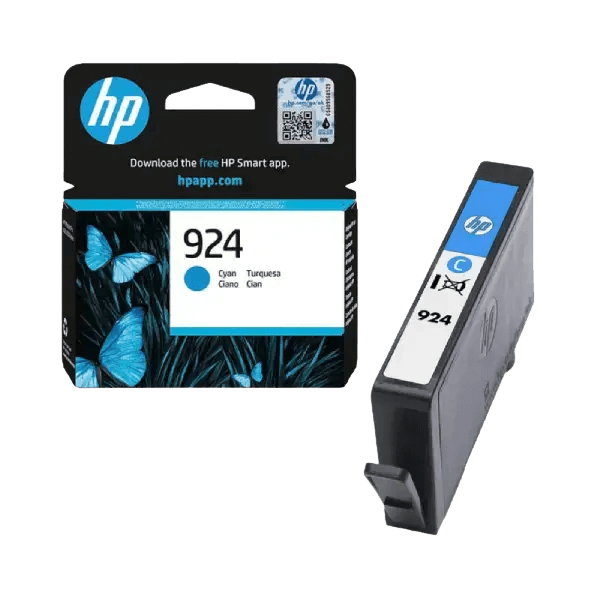 4K0U3NE HP 924 cyan Printerpatron - 400 sider - Original