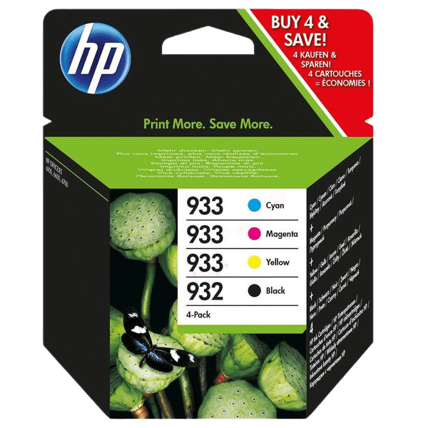 6ZC71AE HP 932 + 933 CMYK Printerpatron - 1390 sider - Original
