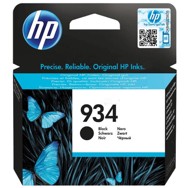 C2P19AE HP 934 sort Printerpatron - 9 ml. - Original