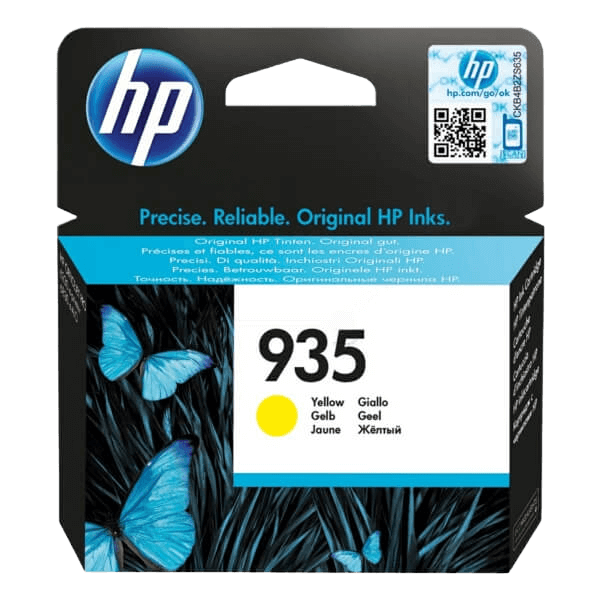 C2P22AE HP 935 gul Printerpatron - 4 ml. - Original