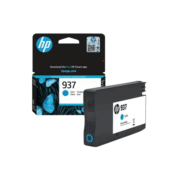4S6W2NE HP 937 cyan Printerpatron - 800 sider - Original