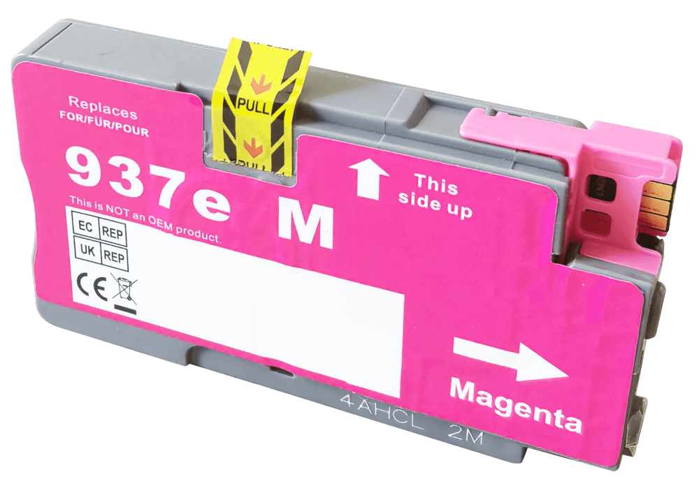 4S6W7NE HP 937E magenta XL Printerpatron - 1650 sider - Kompatibel