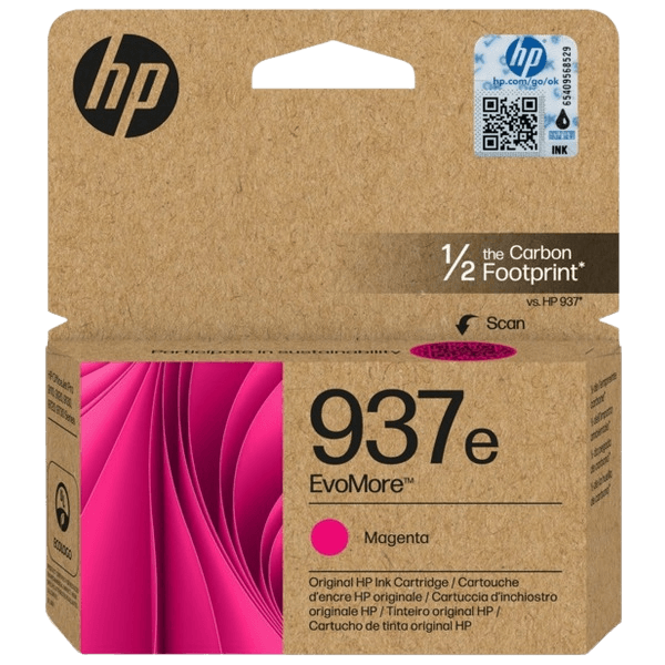 4S6W7NE HP 937E magenta XL Printerpatron - 1650 sider - Original