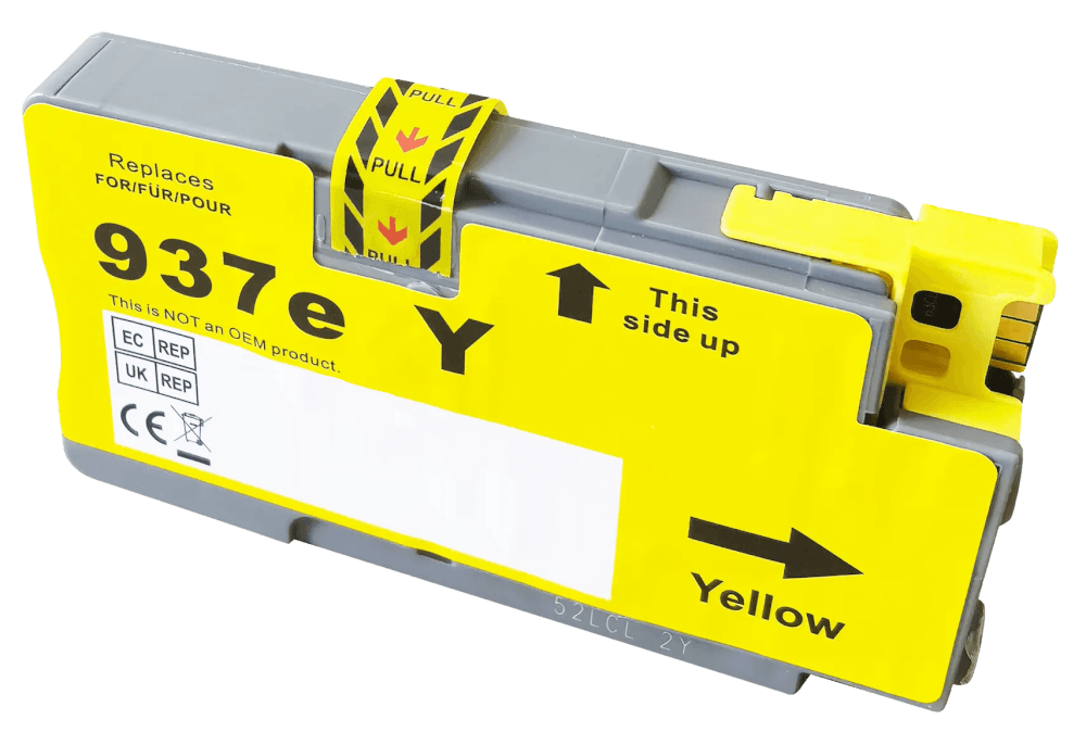 4S6W8NE HP 937E gul XL Printerpatron - 1650 sider - Kompatibel