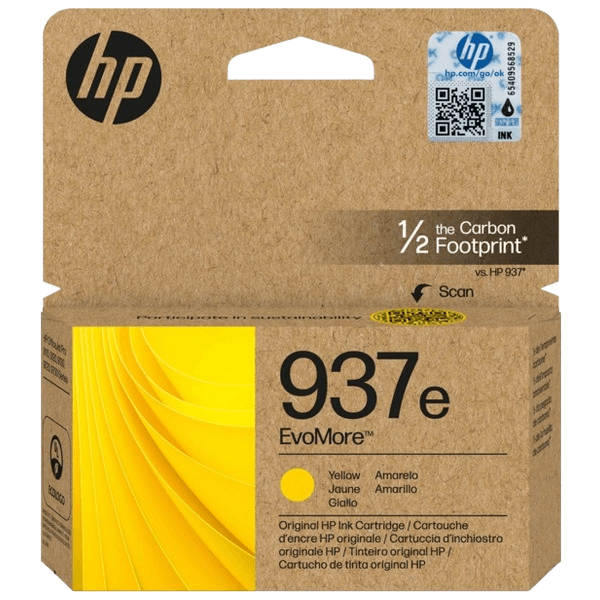 4S6W8NE HP 937E gul XL Printerpatron - 1650 sider - Original