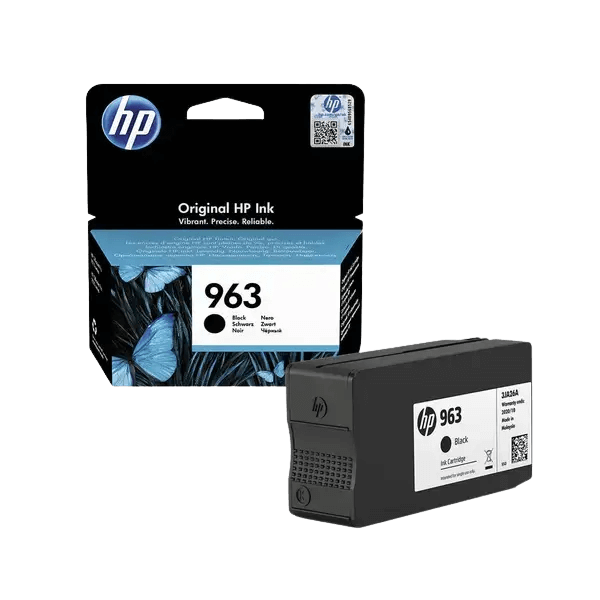 3JA26AE HP 963 sort Printerpatron - 1000 sider - Original