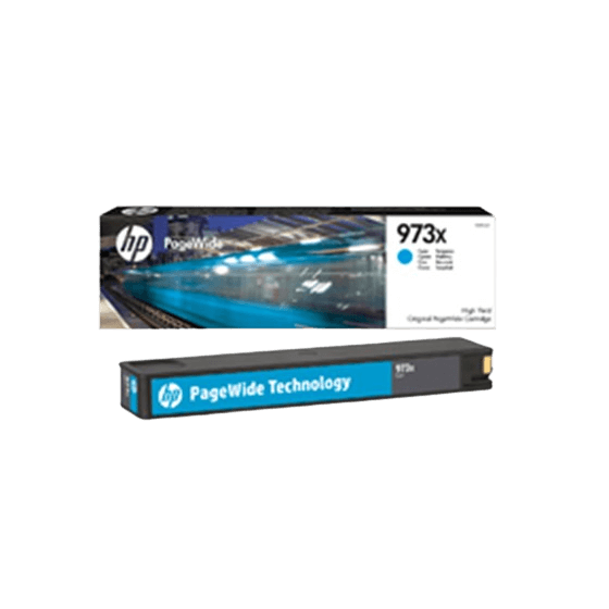 F6T81AE HP 973X cyan XL Printerpatron - 7000 sider - Original