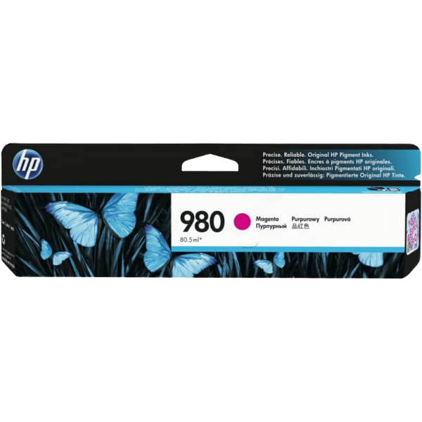 D8J08A HP 980 magenta Printerpatron - 6600 sider - Original