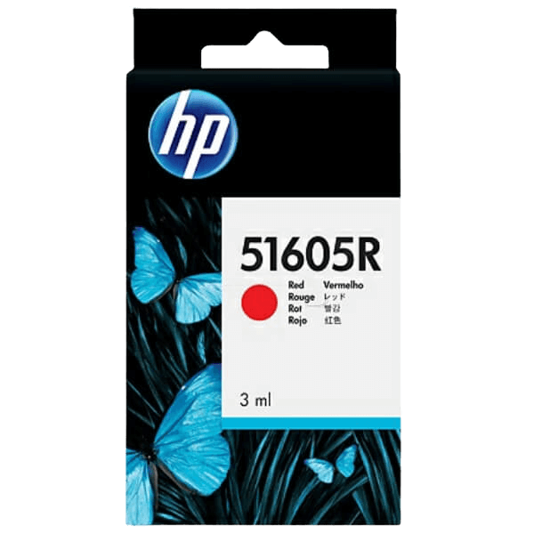 51605R HP CJ3A rød Printerpatron - 3 ml. - Original