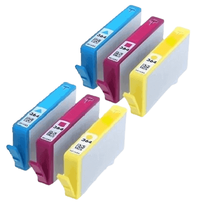 6 stk. XL HP 364XL Printerpatron rabatpakke - Kompatibel
