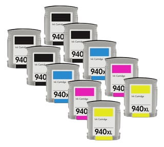 10 stk. XL HP 940 Printerpatron rabatpakke - Kompatibel