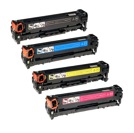 4 stk. HP 125A Printerpatron rabatpakke - Kompatibel