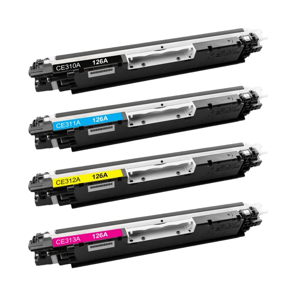 4 stk. HP 126A Printerpatron rabatpakke - Kompatibel