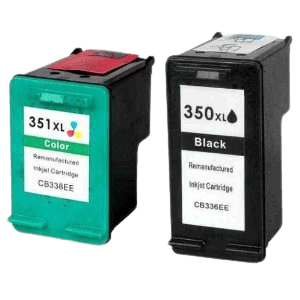 2 stk. XL HP 350 Printerpatron rabatpakke - Kompatibel