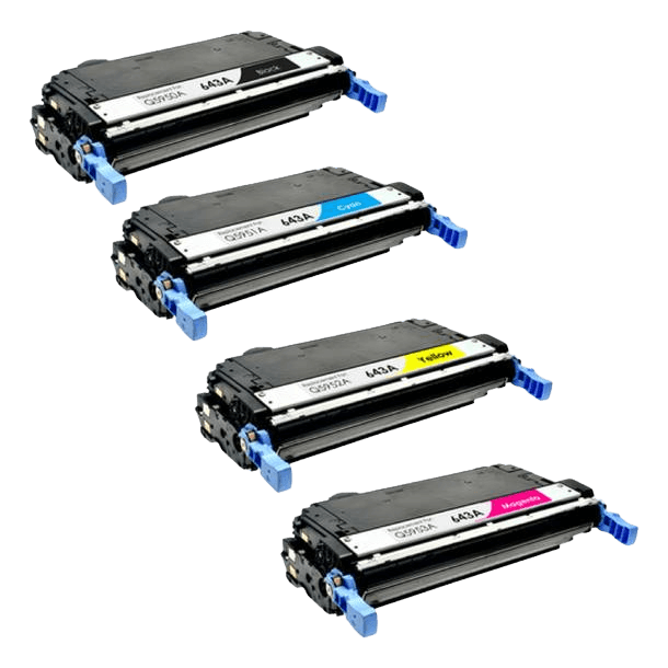 4 stk. HP 643A Printerpatron rabatpakke - Kompatibel