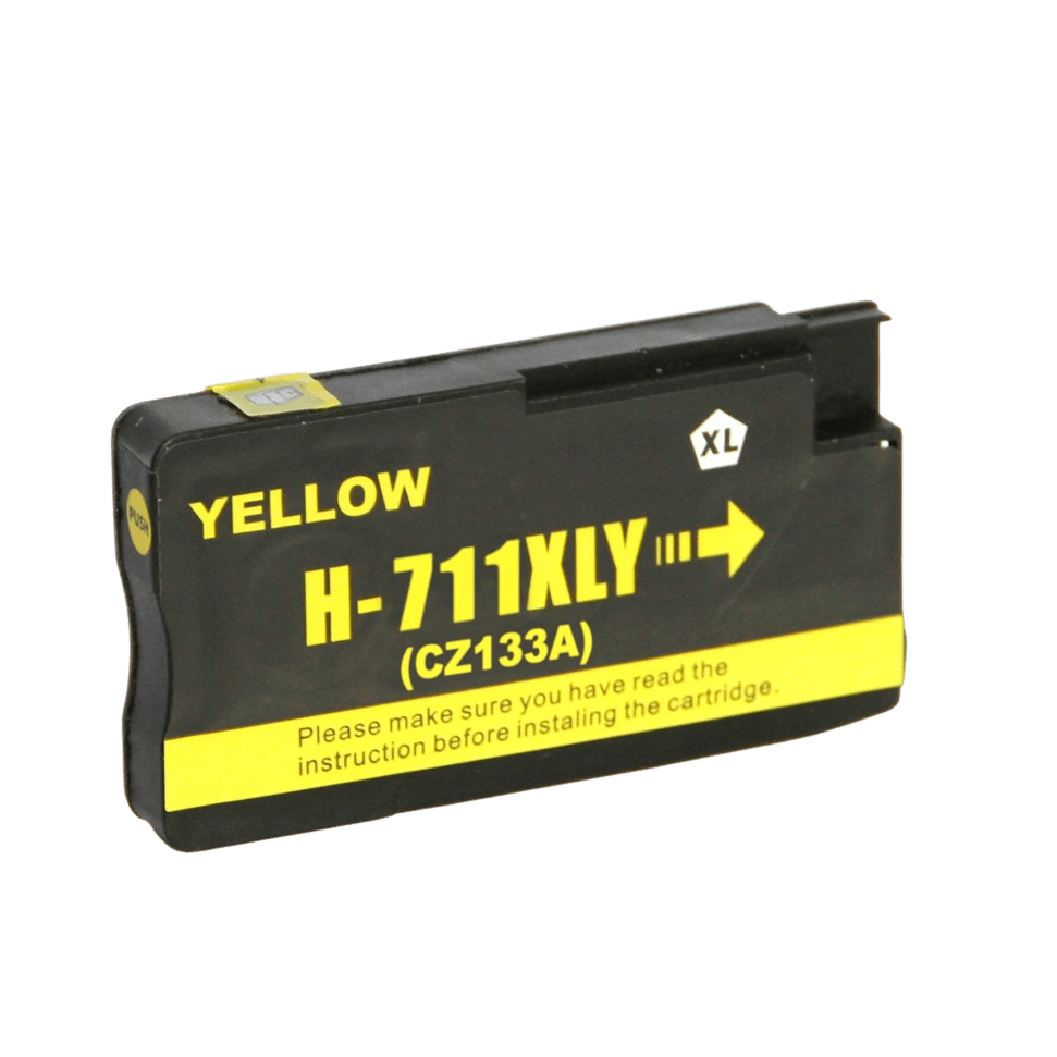 CZ132A HP 711 gul Printerpatron - 28 ml. - Kompatibel