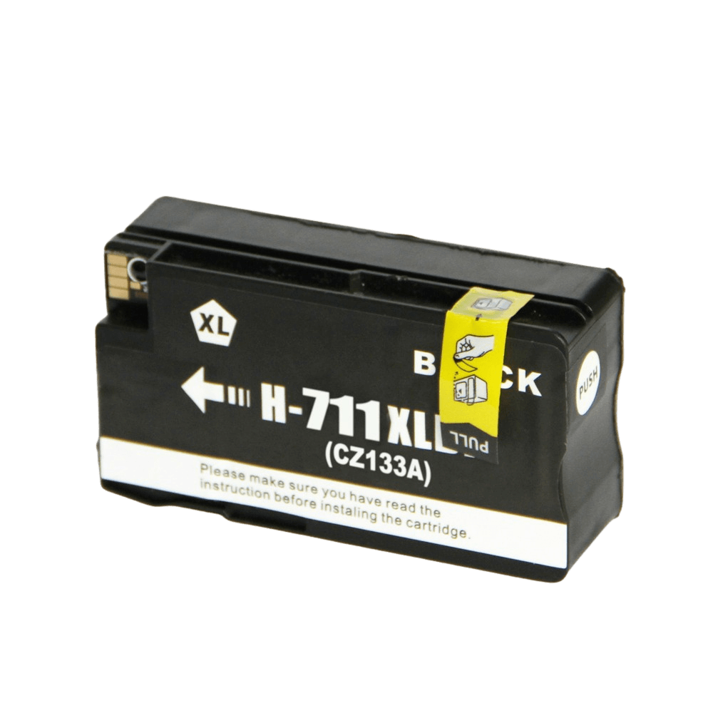 CZ133A HP 711 sort Printerpatron - 80 ml. - Kompatibel