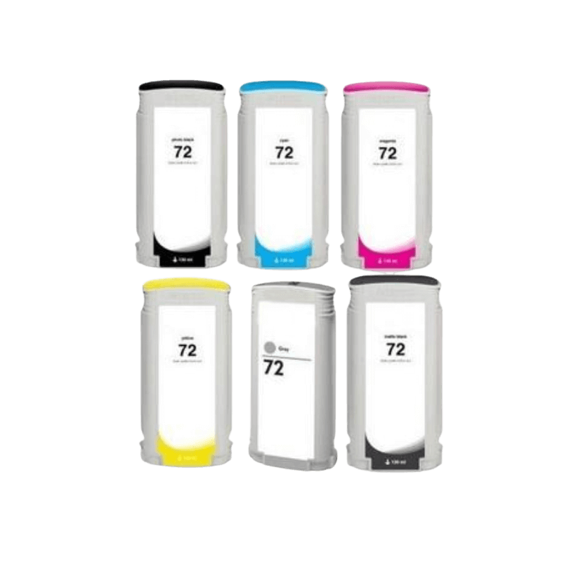 6 stk. HP 72 Printerpatron rabatpakke - Kompatibel