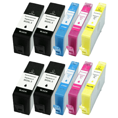 10 stk. XL HP 903 Printerpatron rabatpakke - Kompatibel