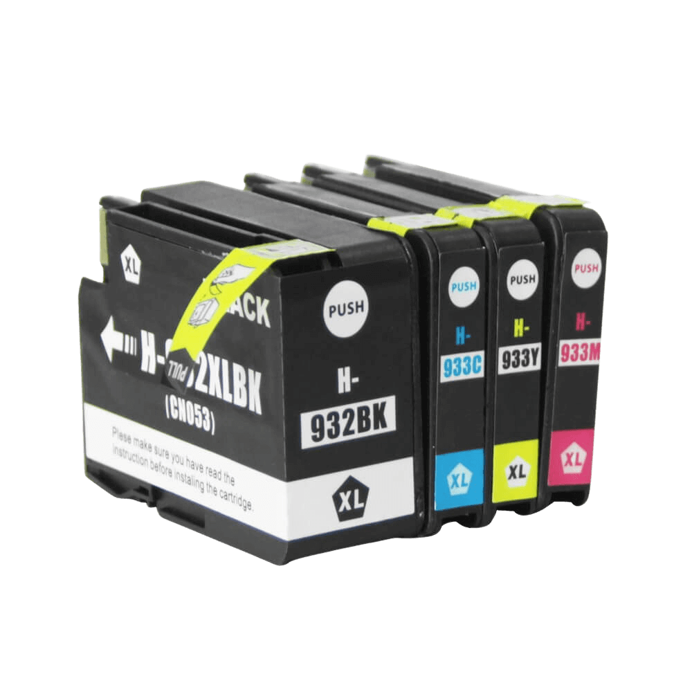 4 stk. XL HP 932 Printerpatron rabatpakke - Kompatibel
