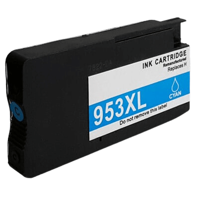 F6U16AE HP 953XL cyan XL Printerpatron - 26 ml. - Kompatibel