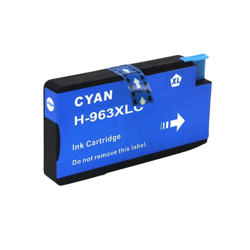 3JA27AE HP 963 cyan XL Printerpatron - 25,5 ml. - Kompatibel