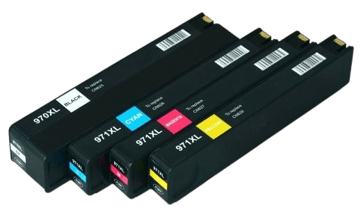 4 stk. XL HP 970 Printerpatron rabatpakke - Kompatibel