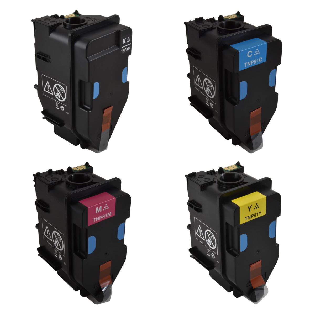 4 stk. Konica Minolta TNP-81 toner rabatpakke - Kompatibel