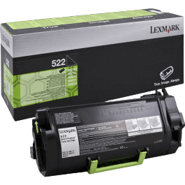 52D2000 Lexmark 522 sort Printerpatron - 6000 sider - Original