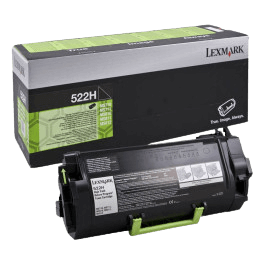 52D2H0E Lexmark 522H sort XL Printerpatron - 25000 sider - Original