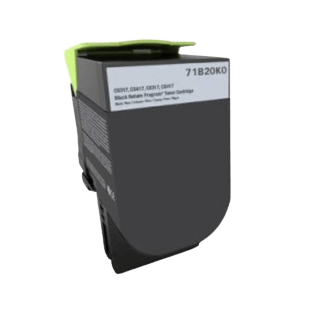 Lexmark 71B20K0 sort Printerpatron - 3000 sider - Kompatibel