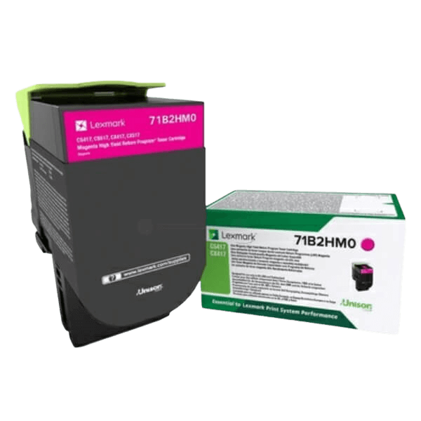 Lexmark 71B2HM0 magenta XL Printerpatron - 3500 sider - Original