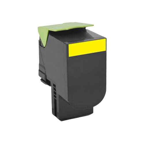 80C2HY0 Lexmark 802HY gul XXL Printerpatron - 3000 sider - Kompatibel