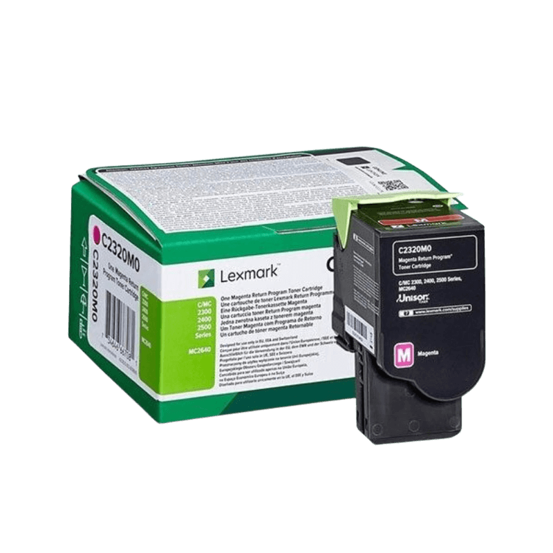 Lexmark C2320M0 magenta Printerpatron - 1000 sider - Original