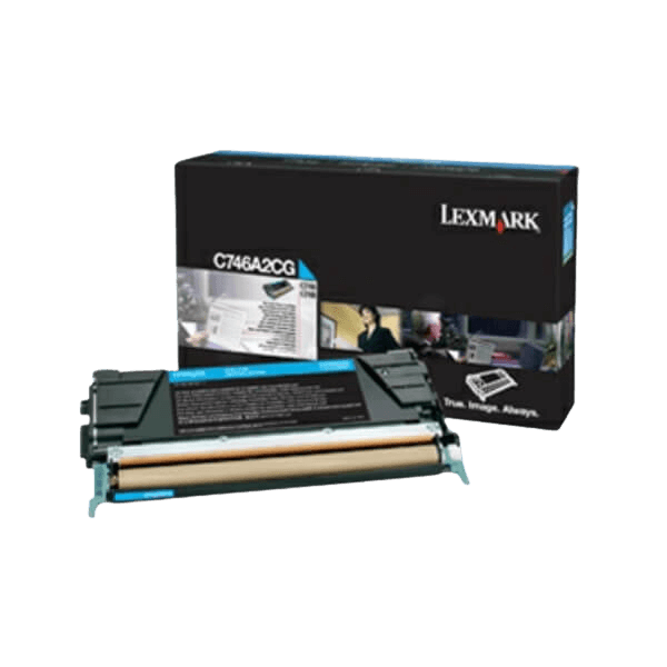 C746A3CG Lexmark C746 cyan Printerpatron - 7000 sider - Original