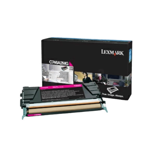 C746A3MG Lexmark C746 magenta Printerpatron - 7000 sider - Original