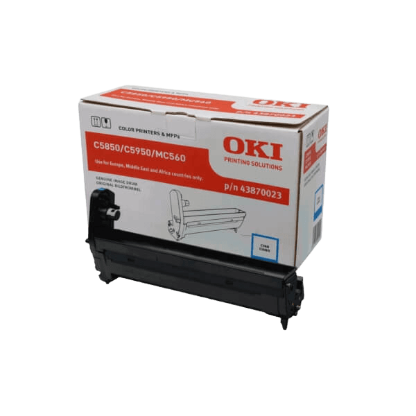 OKI 43870023 cyan Printerpatron - 20000 sider - Original