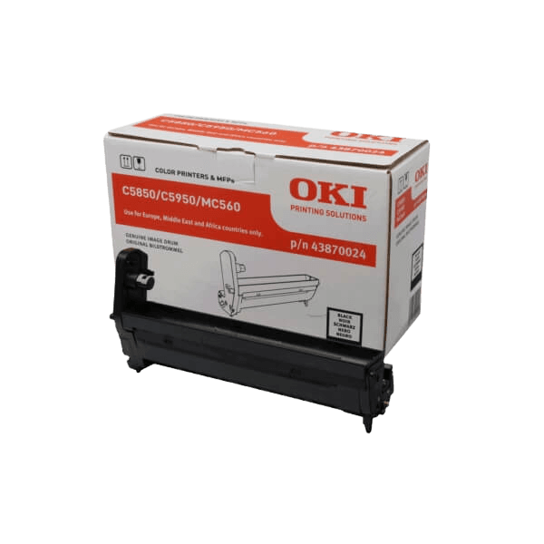 OKI 43870024 sort Printerpatron - 20000 sider - Original