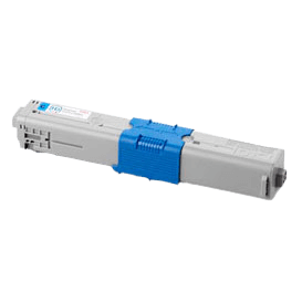 OKI 44973535 cyan Printerpatron - 1500 sider - Kompatibel