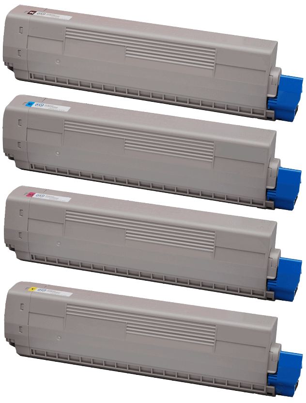 4 stk. OKI C822 Printerpatron rabatpakke - Kompatibel