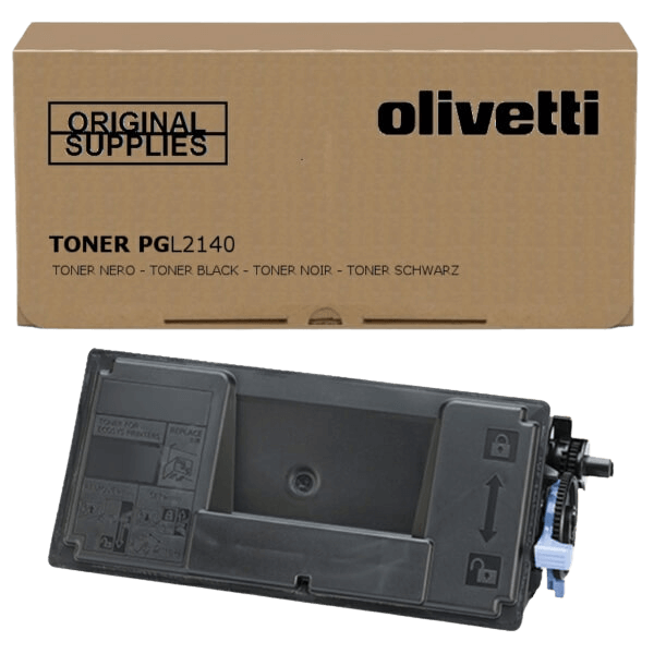 Olivetti B1071 sort Printerpatron - 12500 sider - Original