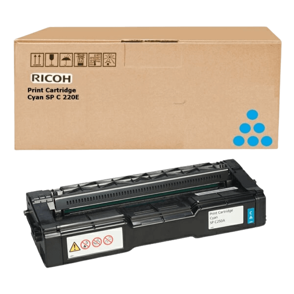 Ricoh 407544 cyan Printerpatron - 1600 sider - Original