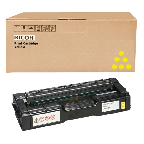 Ricoh 407719 gul XXL Printerpatron - 6000 sider - Original