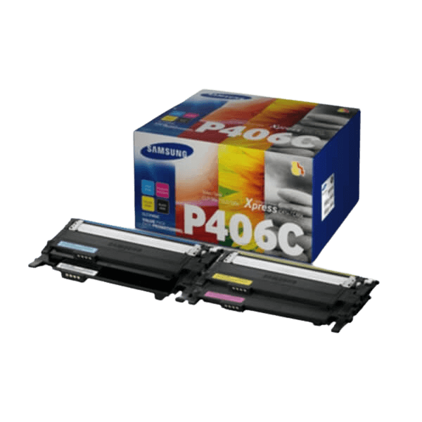 SU375A Samsung CLT-P406C CMYK Printerpatron - 4500 sider - Original