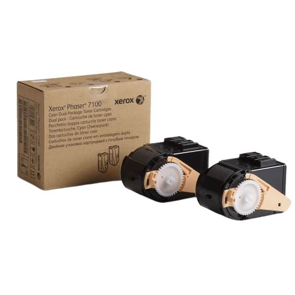 Xerox 106R02602 cyan twin pack Printerpatron - 9000 sider - Original